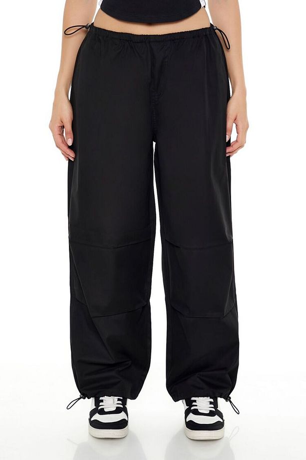 Toggle Drawstring Paraşüt Pantolon - 1