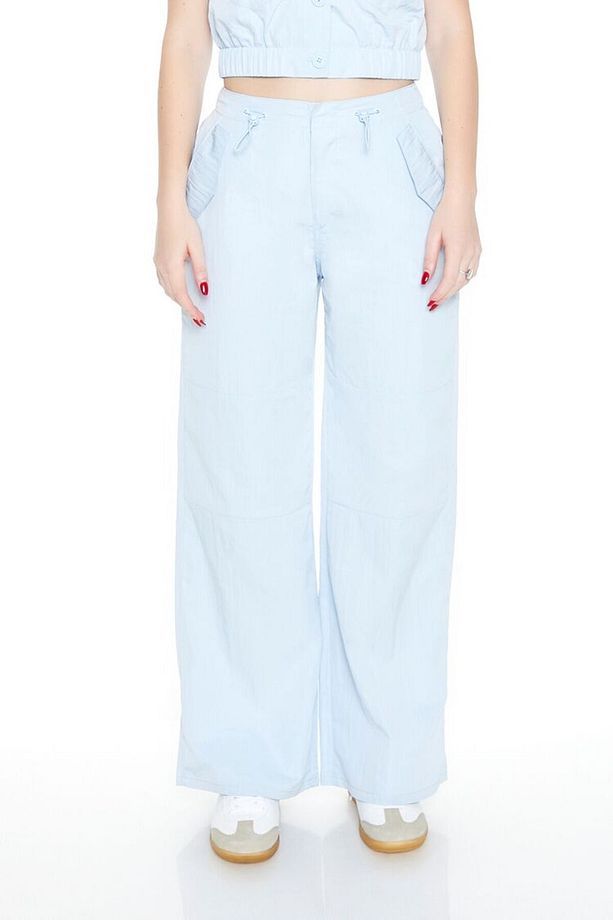 Toggle Drawstring Wide-Leg Pantolon - 1