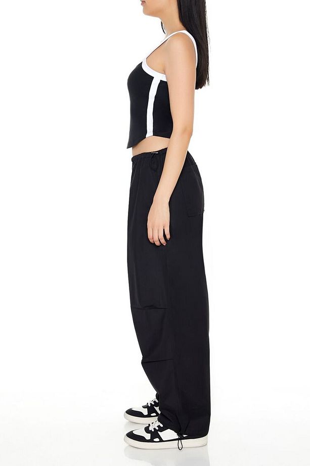 Toggle Drawstring Paraşüt Pantolon - 4