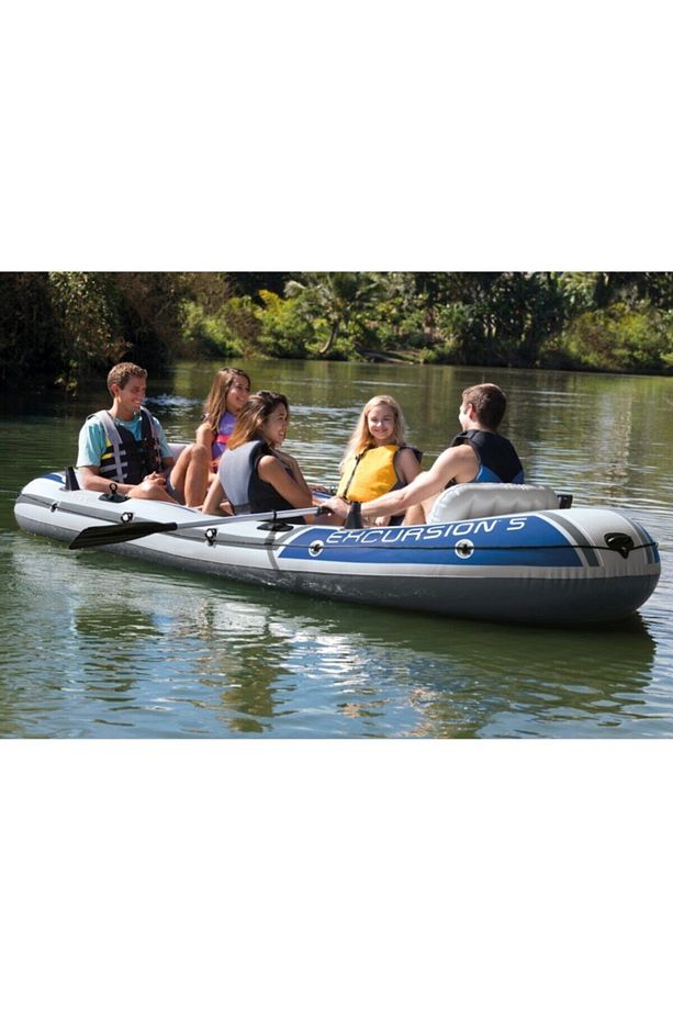 Excursion 5 Bot Set 600kg 366x168x43 cm Kürek ve Pompa - 4