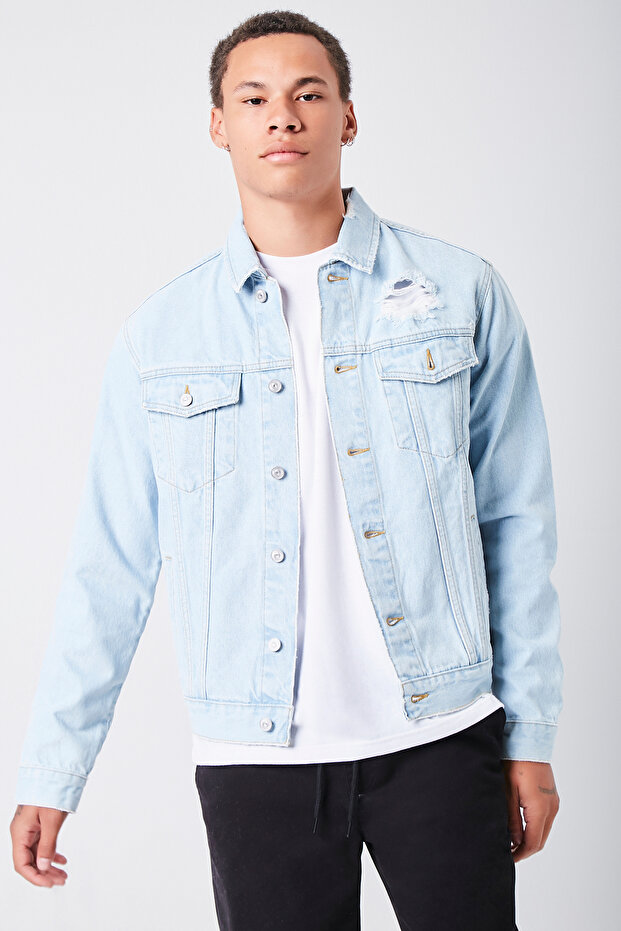 Distressed Kot Ceket - 3