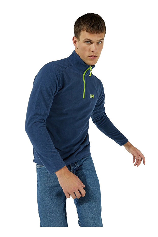 Light Navy Blue Men's Fleece Sweatshirt Hh 12001