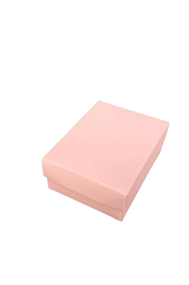 24 Adet Pembe Karton Takı Kolye İçi Süngerli Mini Set Kutusu - 1