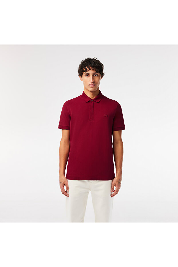 Paris Erkek Regular Fit Bordo Polo - 1