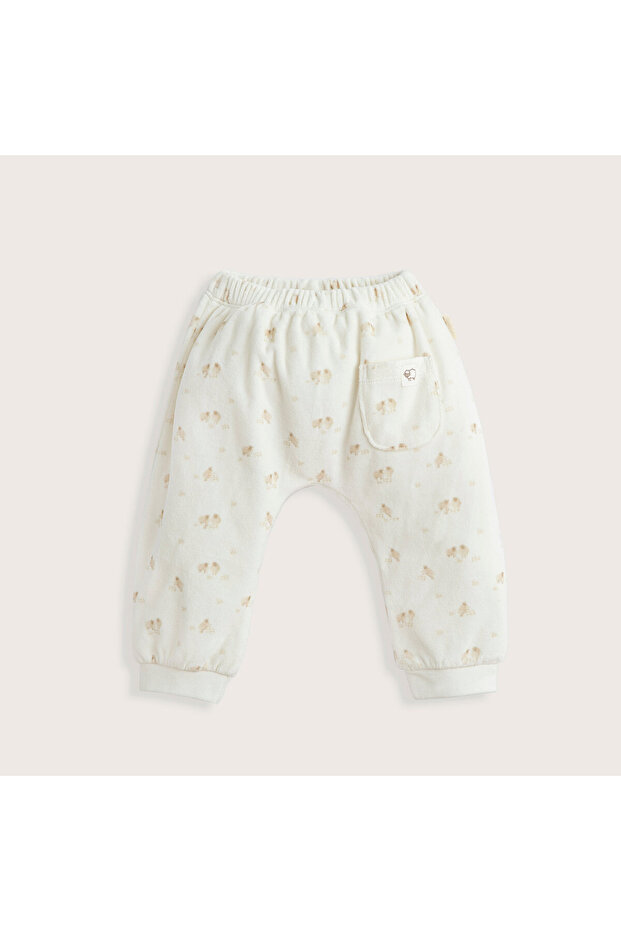 Wool Lamb Eşofman Altı Vanilya - 1