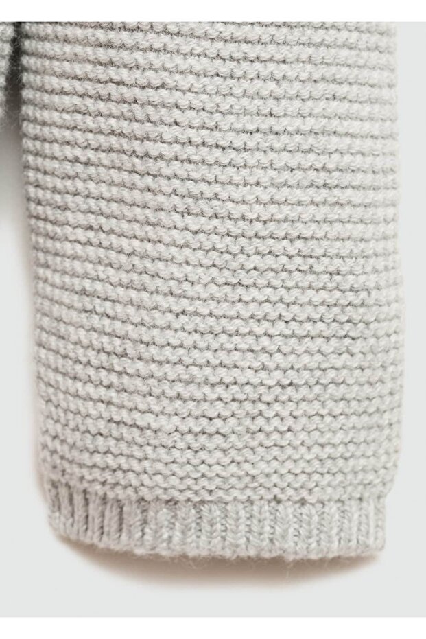 Düğmeli triko hırka - 3