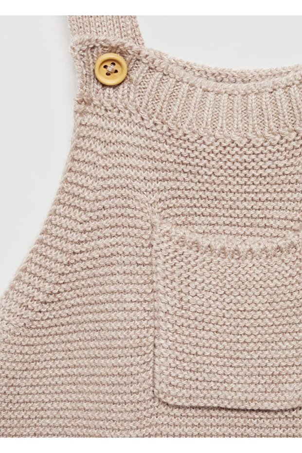 Pamuklu triko tulum - 4