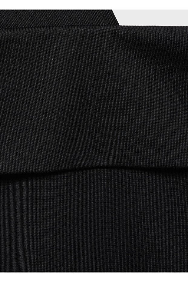 Geniş Askılı Asimetrik Bluz - 6