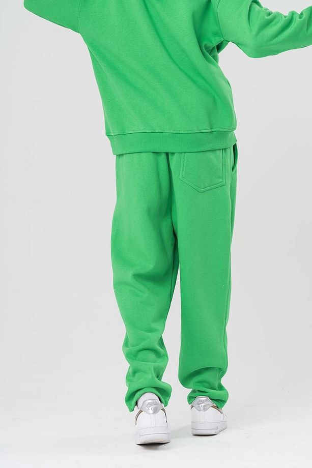 Basic Şardonlu Baggy Eşofman Alt - 8