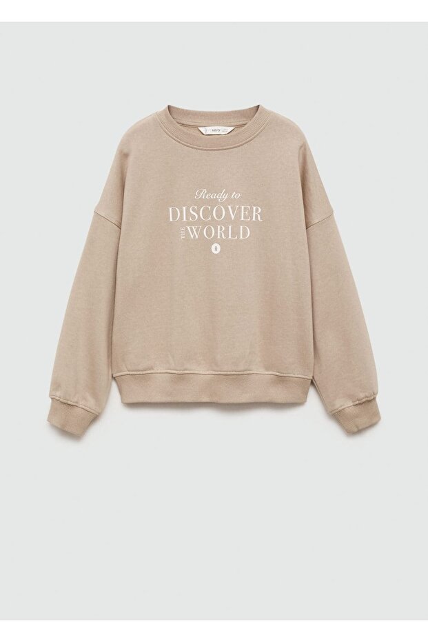 Desenli Pamuklu Sweatshirt - 2