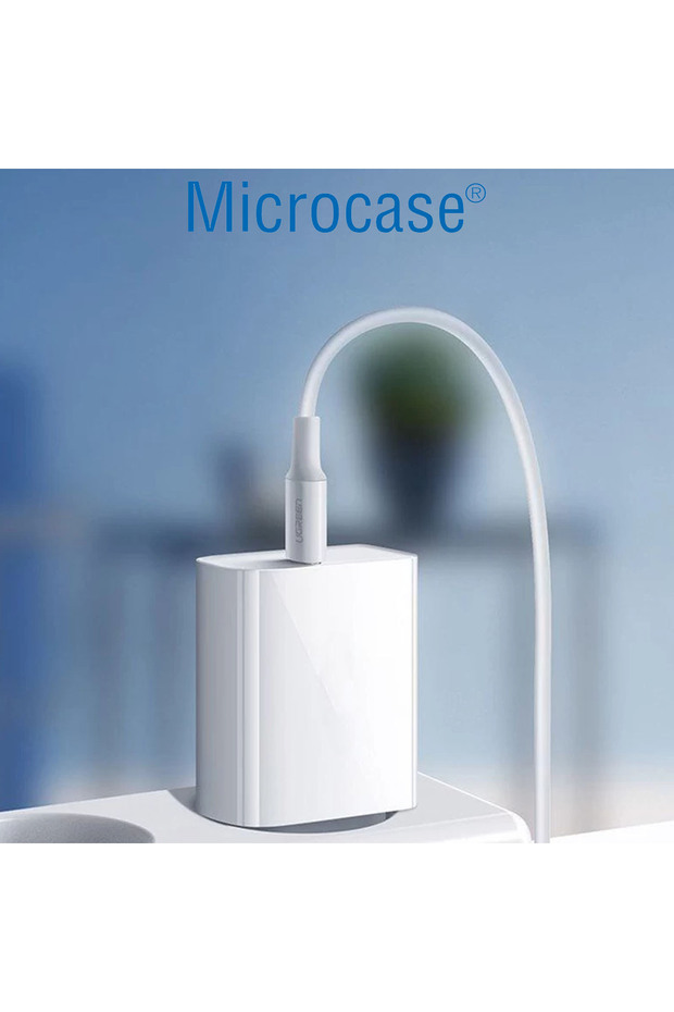 Tüm Cihazlar ile Uyumlu 20W PD Type-C Hızlı Şarj Adaptörü ve Kablosu Şarj Seti - AL4671 - 3