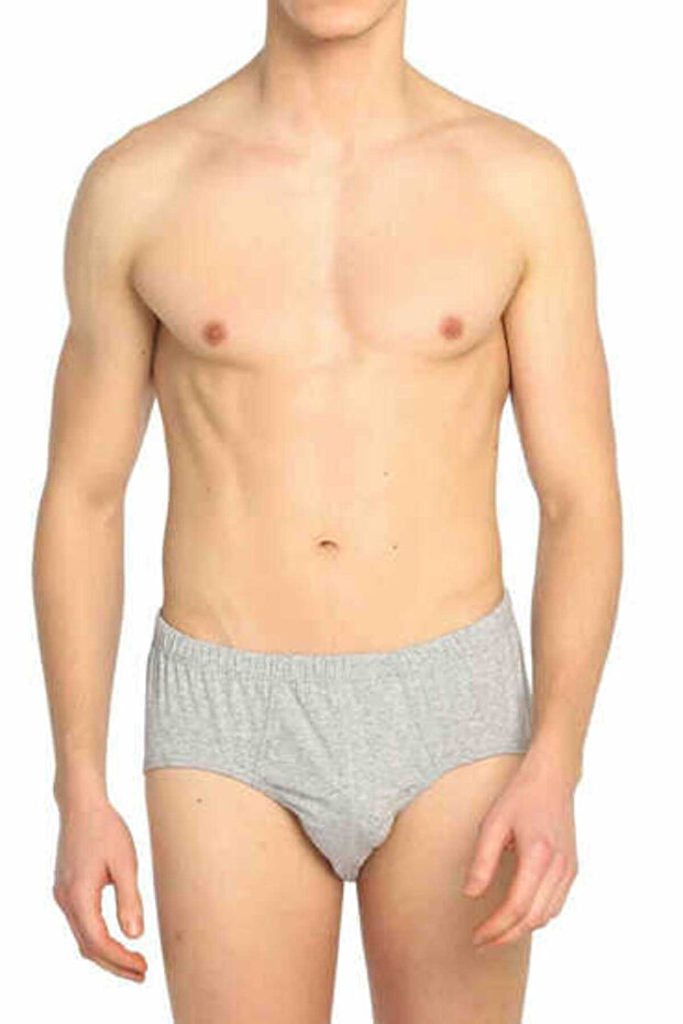 0005 Seher Men's Slip 12 Pack Gray