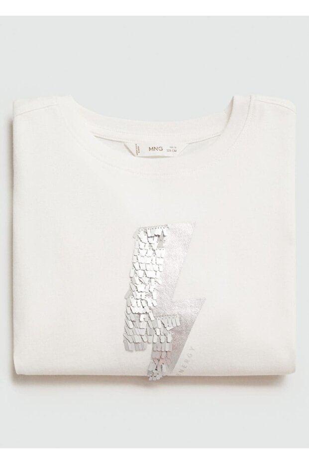 Pullu Baskılı Tişört - 3