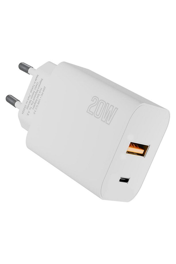 Hy-xe46 Type Usb-c 20w Pd Usb Qc 3.0 Hızlı Ev Şarj Adaptörü - 1