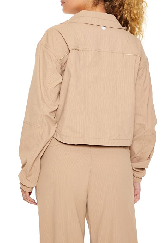 Spor Piped-Trim Zip-Up Ceket - 6