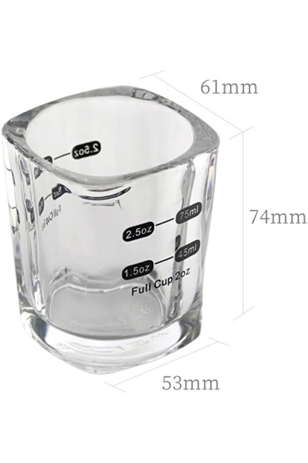 كوب قياس زجاجي 75 مل - 5