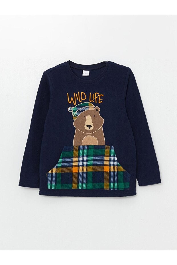 LCW Kids Bisiklet Yaka Erkek Çocuk Pijama Takımı - 2