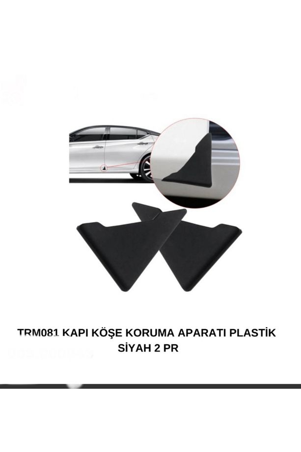 KAPI KÖŞE KORUMA APARATI PLASTİK SİYAH 2 PR - 1