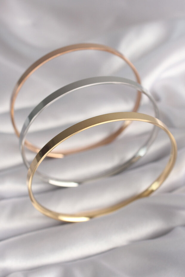 316L Steel Mix Color Ajda Model Women's Bracelet Set - Tj-Bb5967