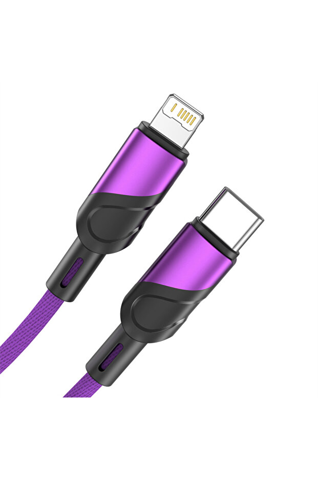 USB C Cable Pd 27W USB Type C Charging Cable for iPhone 14 13 12 11 Xr Pro Max 6 7 8 Plus 3A Fast... - 8