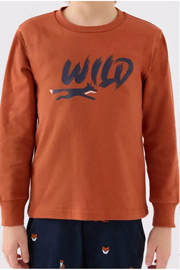 Erkek Garson Uzun Kol Pijama Takımı - 3