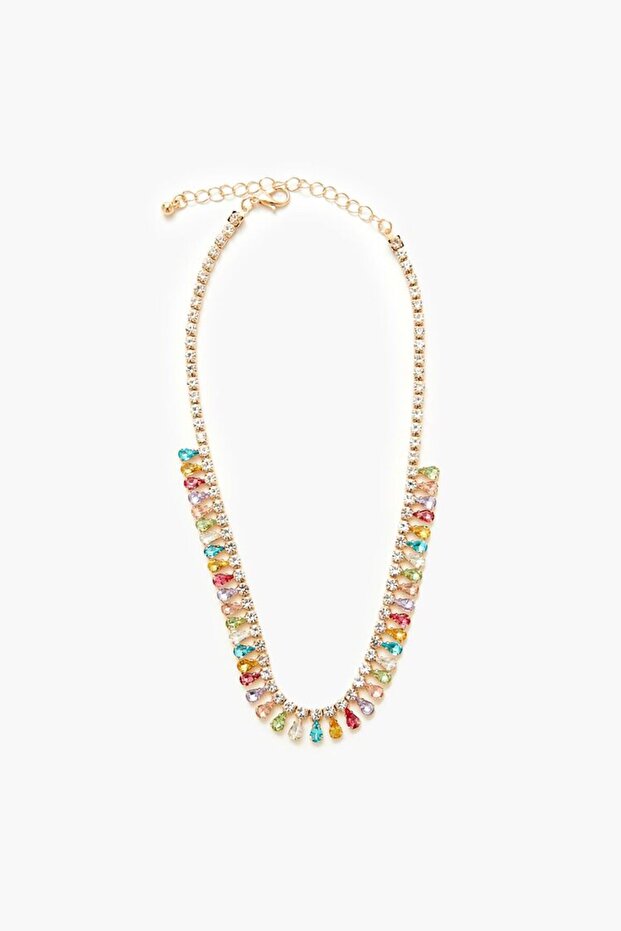 Renkli Pırlanta Kolye - 4