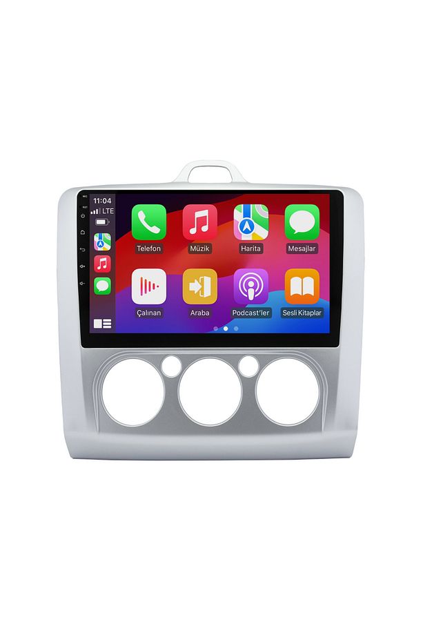 CRT 664 Serisi Ford Focus 2 Manuel Klima 6-64GB Android Multimedya Teyp - 1