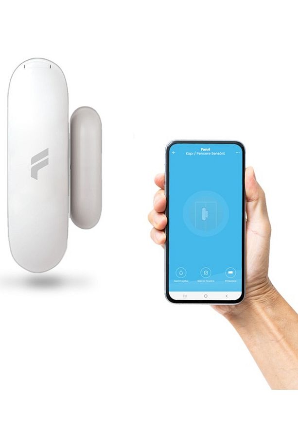 Fonri Akıllı Kablosuz Kapı Pencere Sensörü Hırsız Alarm Seti Sistemi, Wifi, Mobil Bildirim, Uzaktan - 2