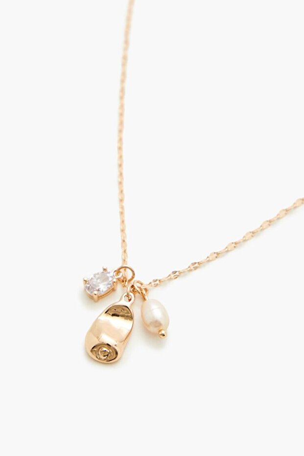 Karışık Charm Kolye - 4