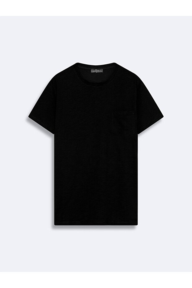 Cepli Siyah T-shırt - 1