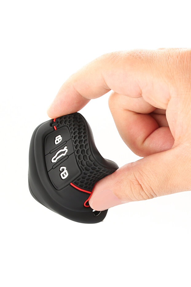 Silicone Car Key Case Cover for Audi A1 A3 8V A4 B8 B9 A5 A6 C7 A7 A8 Q3 Q5 Q7 S4 S6 S7 S8 R8 TT ... - 4