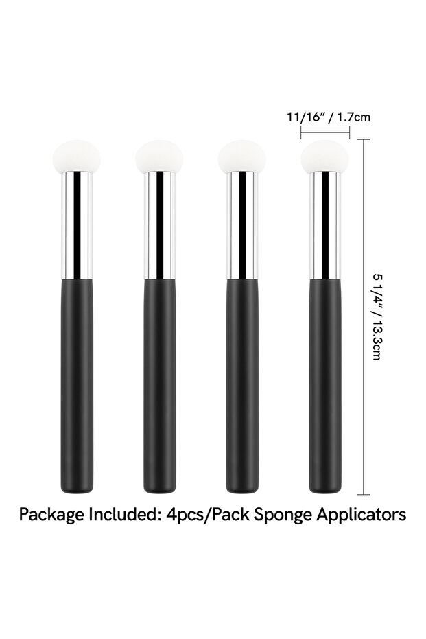 4Pcs Sponge Brushs 4Pcs/set Mini Paper Pouncers Soft Ink Sponge Applicators For DIY Scrapbooking Dir