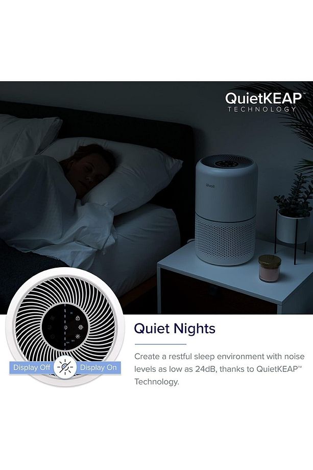 H13 HEPA Hava Temizleyici, 40m²'ye Kadar, Uyku Modu, 24dB Sessiz - 4