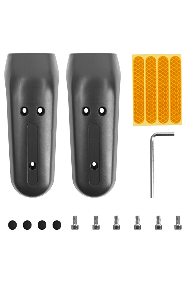 black Front Wheel Front Fork Protection Cover Set for Ninebot Max G30 G30D Electric Scooter Stent Sh