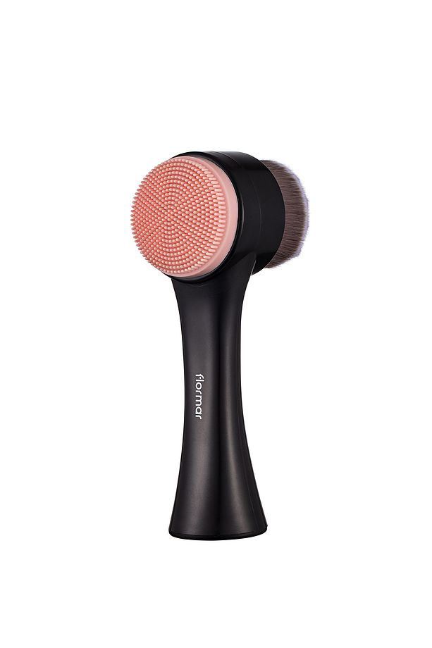 Ergonomik Saplı İkili Yüz Temizleme Fırçası - Face Cleansing Brush - 024 - 8690604597895 - 3