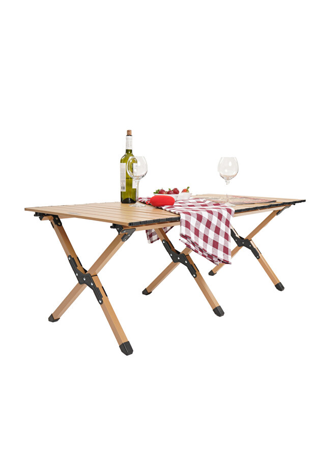 طاولة أطلس ألومنيوم قابلة للطي مستطيلة - 1