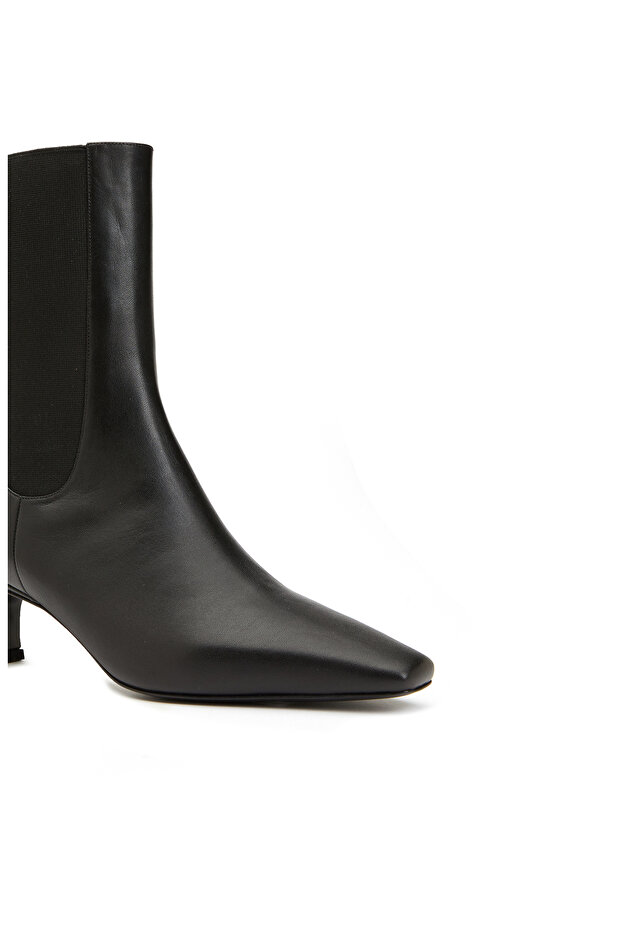 Siyah Kadın Deri Bot - 6