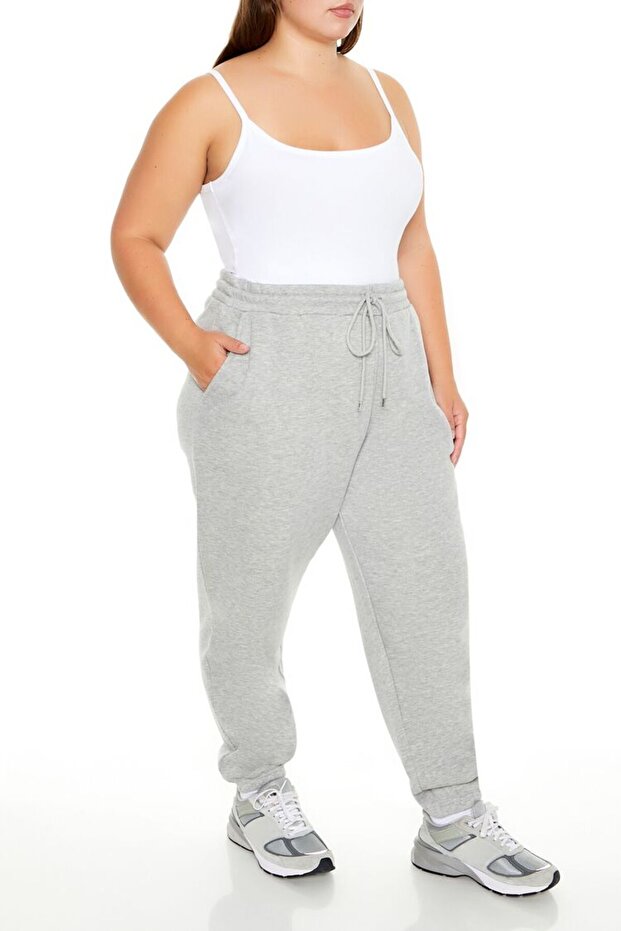 Plus Size Jogger Eşofman Altı - 6
