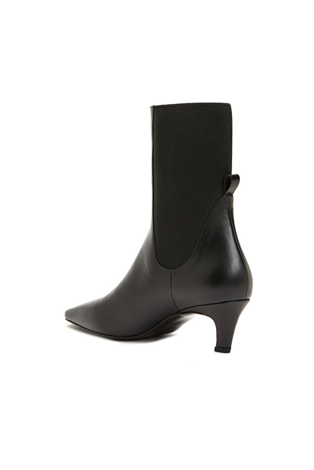 Siyah Kadın Deri Bot - 3