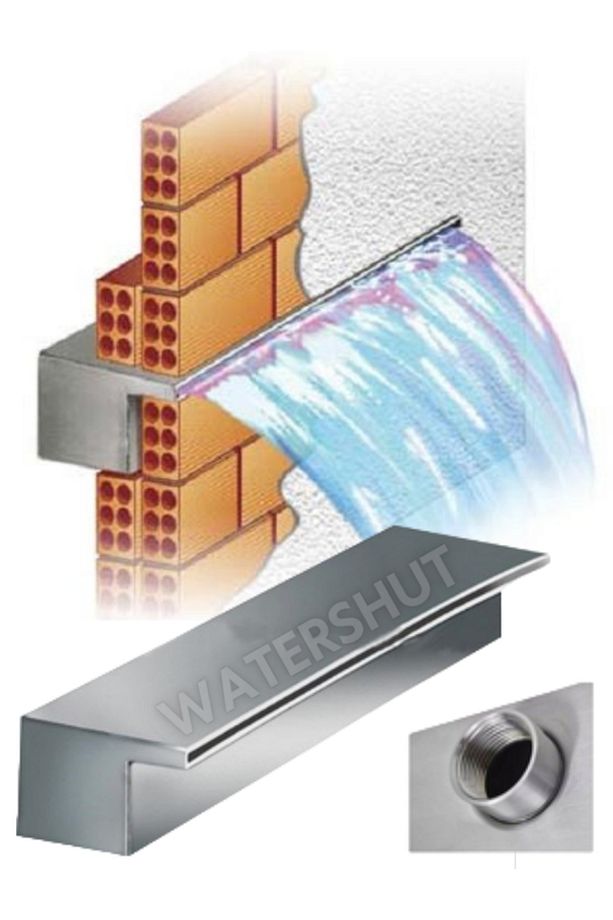 WATERSHUT 500mm Duvar Şelalesi + 400 Watt Dalgıç Pompa Seti - 2