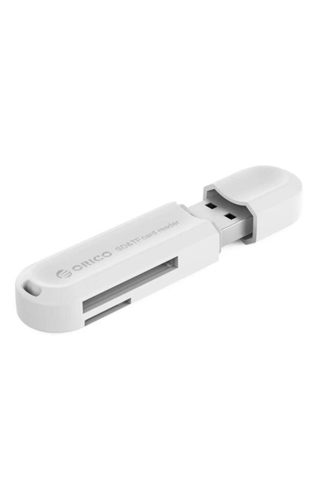قارئ بطاقات CRS21 USB 3.0 SD TF Micro SD باللون الأبيض - 3