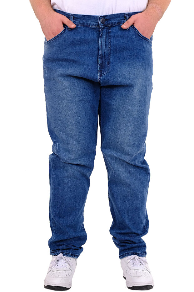 Mode XL Large Size Men's Classic Jeans Mark 21920 Light Blue