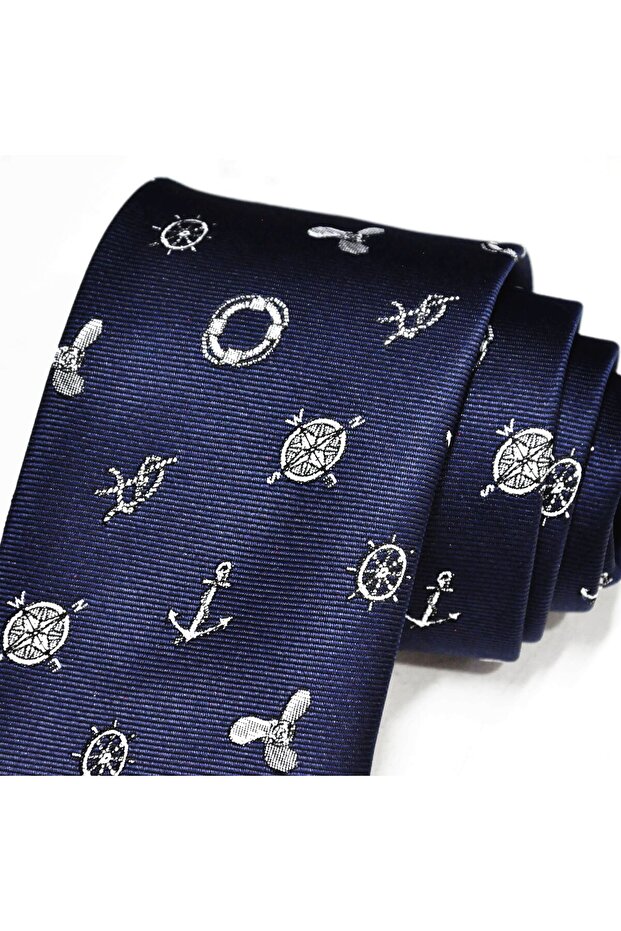 Handmade Jacquard Woven Microfiber Sailor Tie Arya (Mar010)