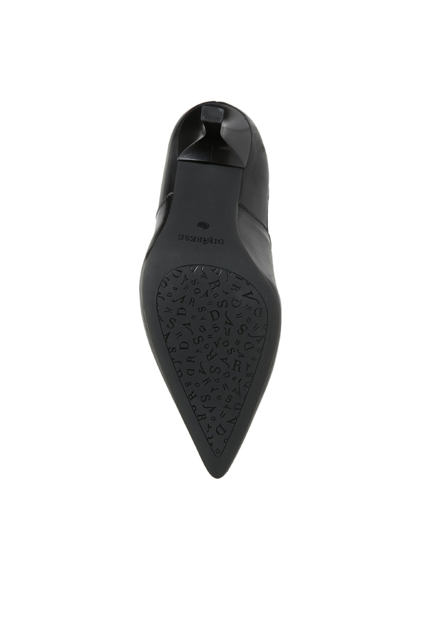 Siyah Kadın Deri Bot - 5