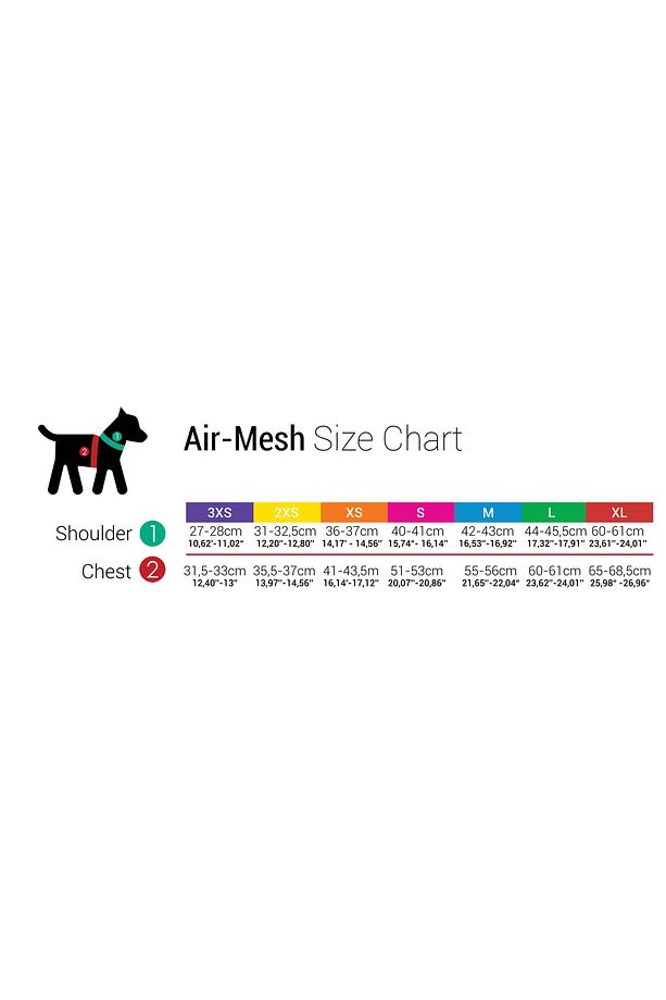 Airmesh Göğüs Tasması Emerald Xlarge - 2