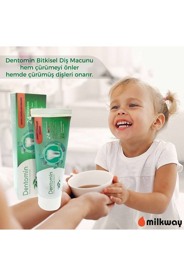 Dentomin Bitkisel Formül Doğal Diş Macunu 2 Adet - 4
