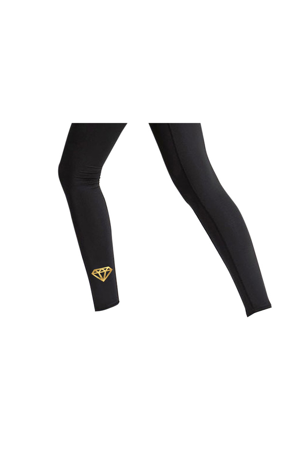 High Waist Printed Stretchy and Waist Basen Recovery Sports Fitness Pilates Yoga Black Leggings
