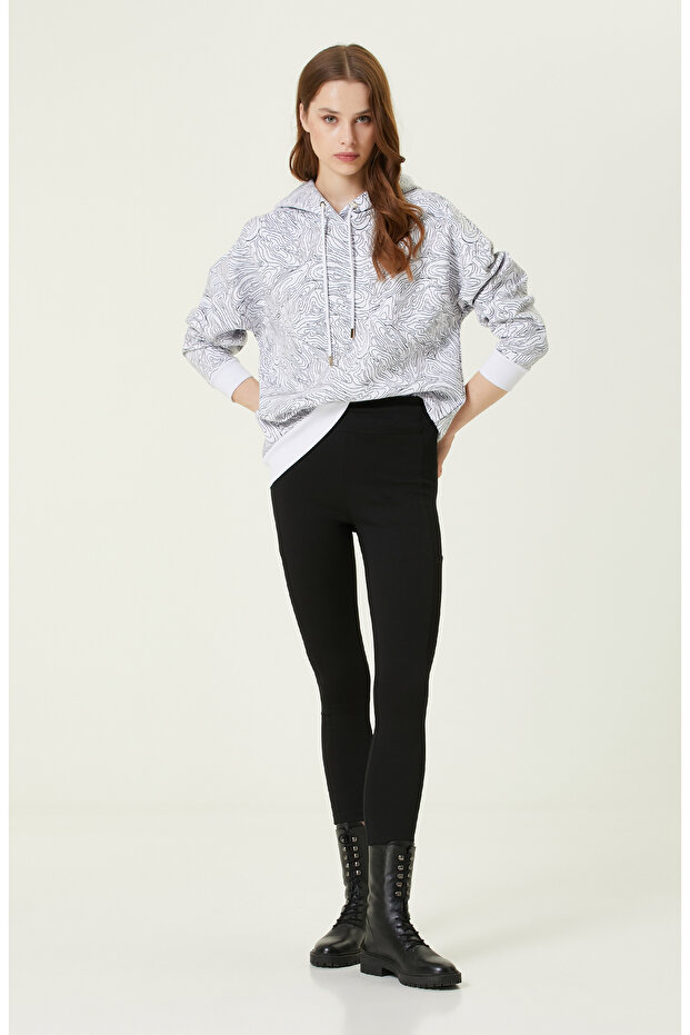 Ekru Sweatshırt - 2