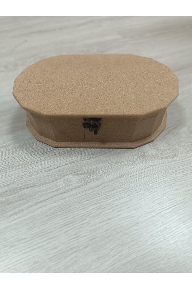 Decorative Raw Wood Mdf Raw Unpainted Lock Box Box 20X30Cm