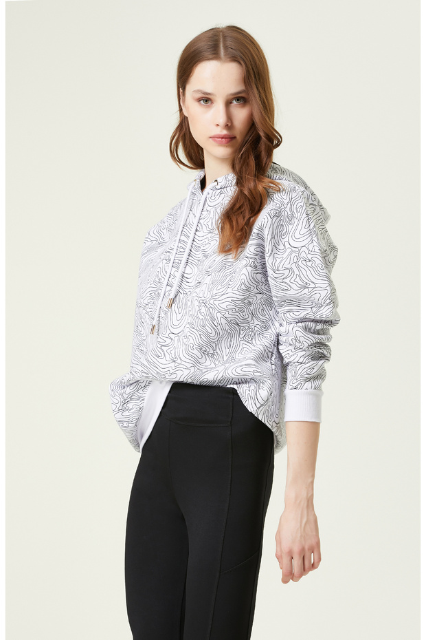 Ekru Sweatshırt - 3